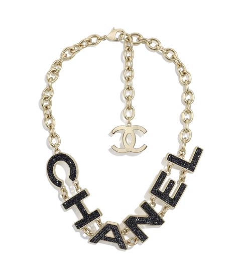 chanel charm necklace gold|chanel necklace catalog.